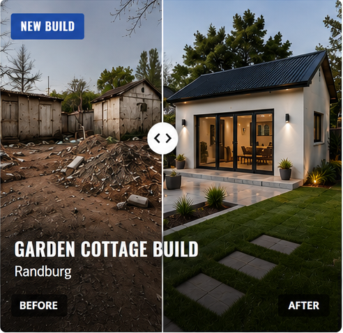 Garden Cottage Build in Randburg